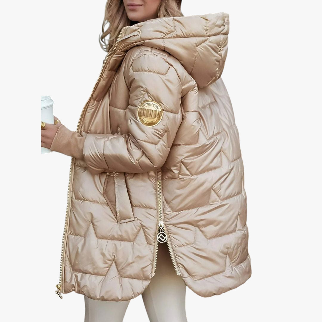 Damen Stepp Jacke | Langer