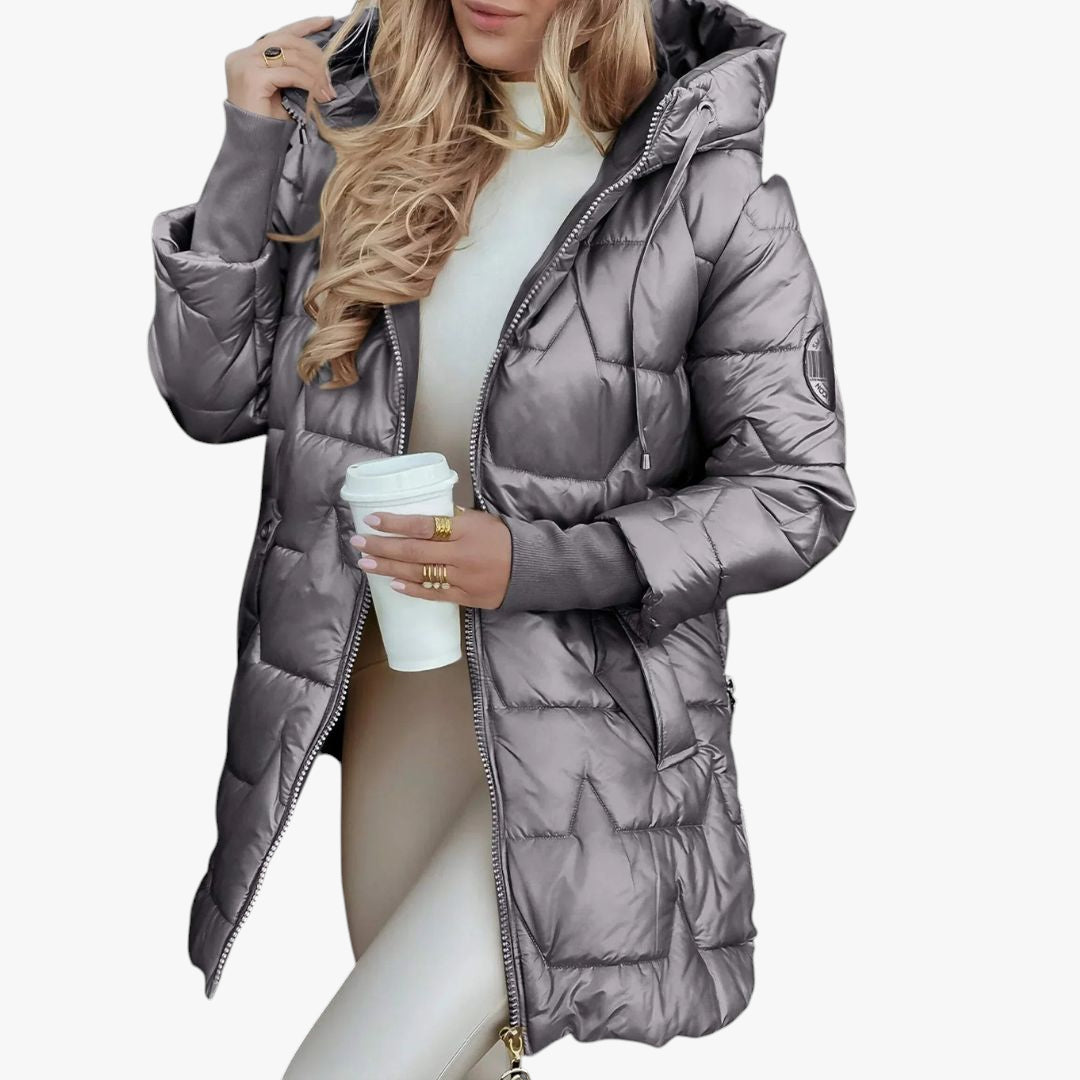 Damen Stepp Jacke | Langer