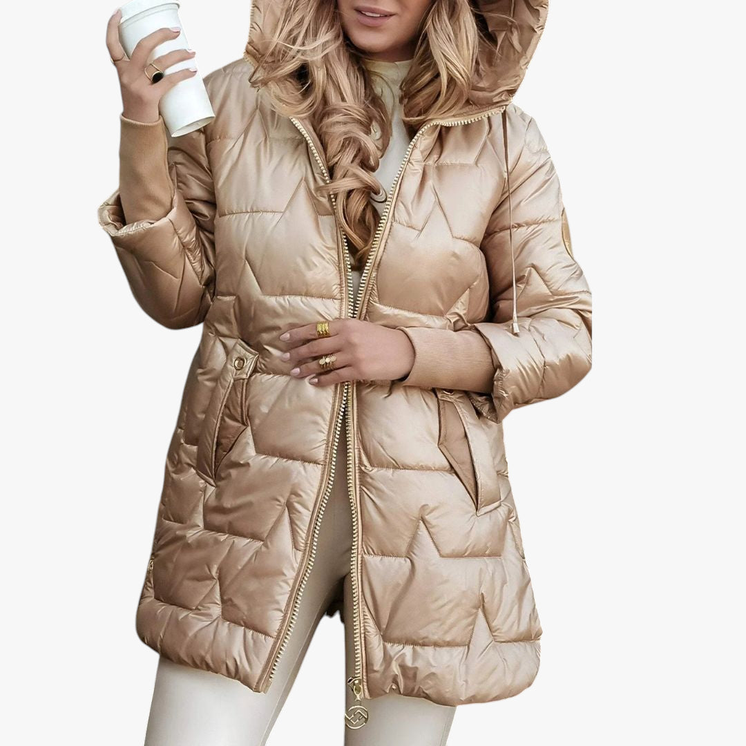 Damen Stepp Jacke | Langer