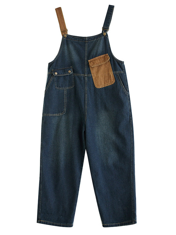 BERNADETTE - SCHLABBER-JUMPSUIT AUS DENIM
