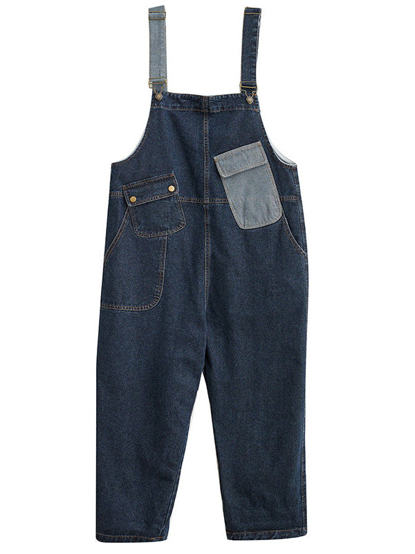 BERNADETTE - SCHLABBER-JUMPSUIT AUS DENIM