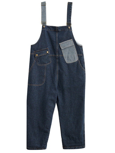BERNADETTE - SCHLABBER-JUMPSUIT AUS DENIM