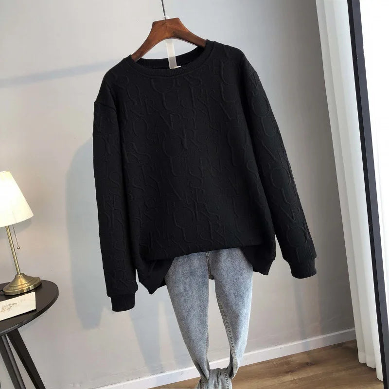 HILDA - SWEATER MIT GRAFISCHEN DETAILS