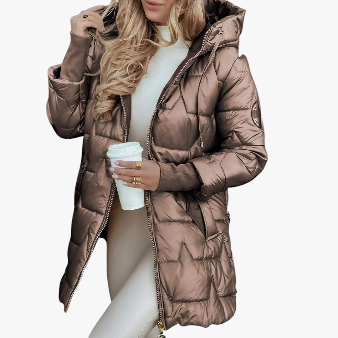 Damen Stepp Jacke | Langer