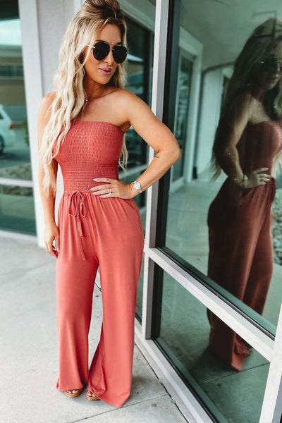 IRMGARD - SCHULTERFREIER JUMPSUIT