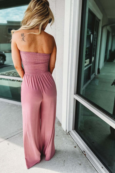 IRMGARD - SCHULTERFREIER JUMPSUIT