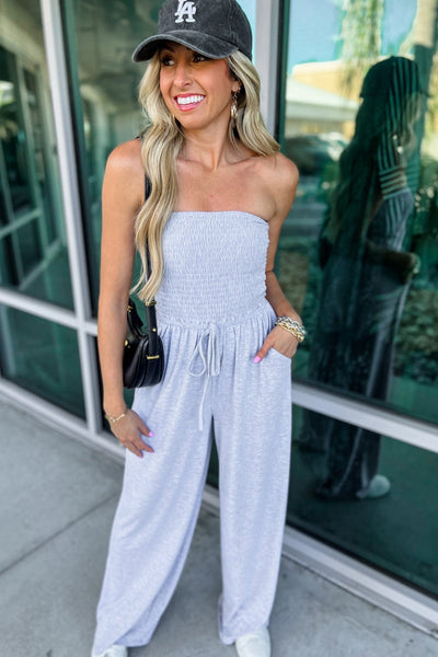 IRMGARD - SCHULTERFREIER JUMPSUIT